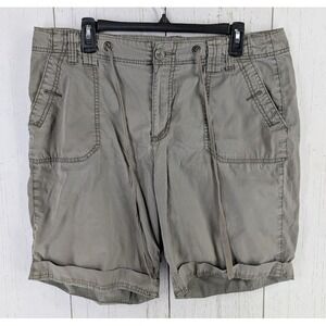 St Johns Bay Size 16‎ Green Bermuda Cargo Style Shorts